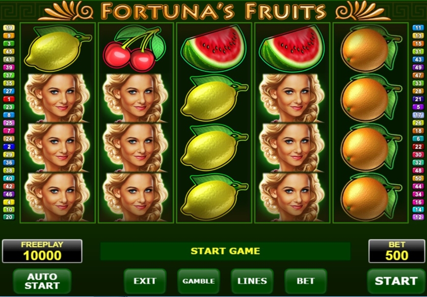 Fruit game pengar PlayFortuna 29885